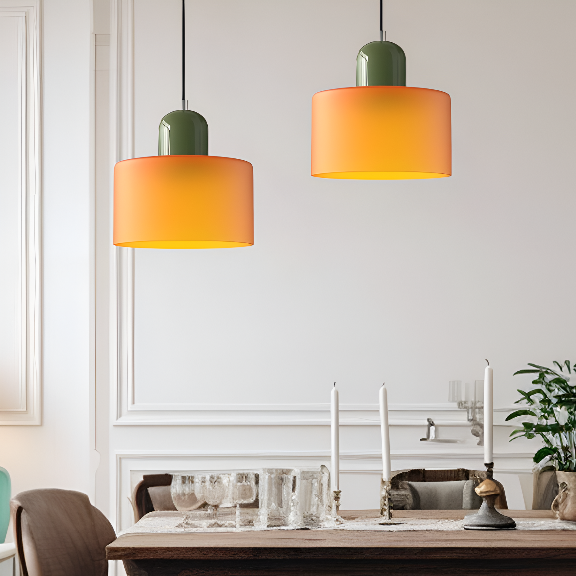 Nordic Glass Shade Pendant Light