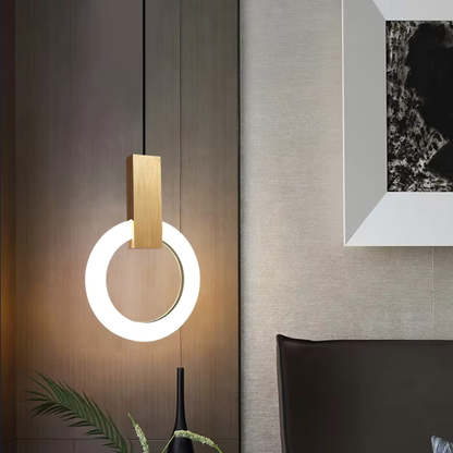 Lampe Pendentif Anneau Éclat du Soir