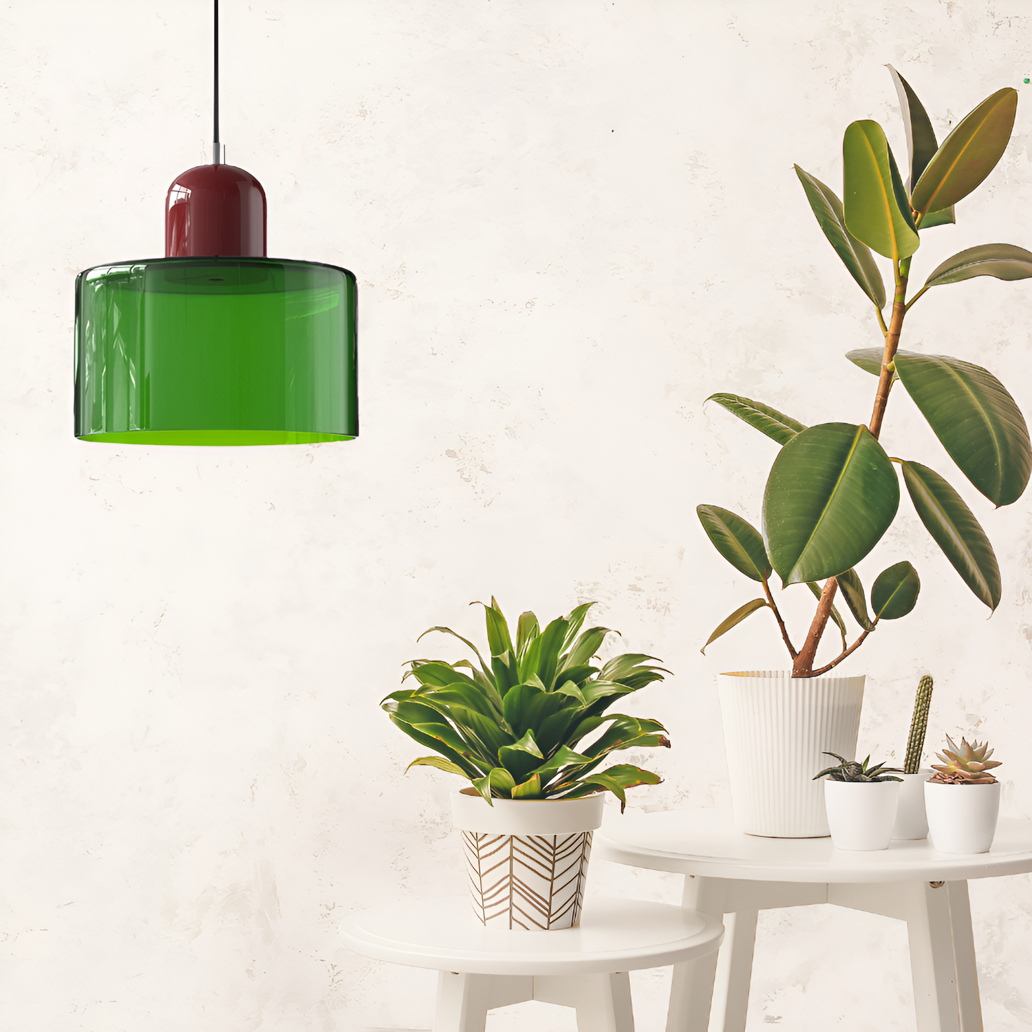 Nordic Glass Shade Pendant Light