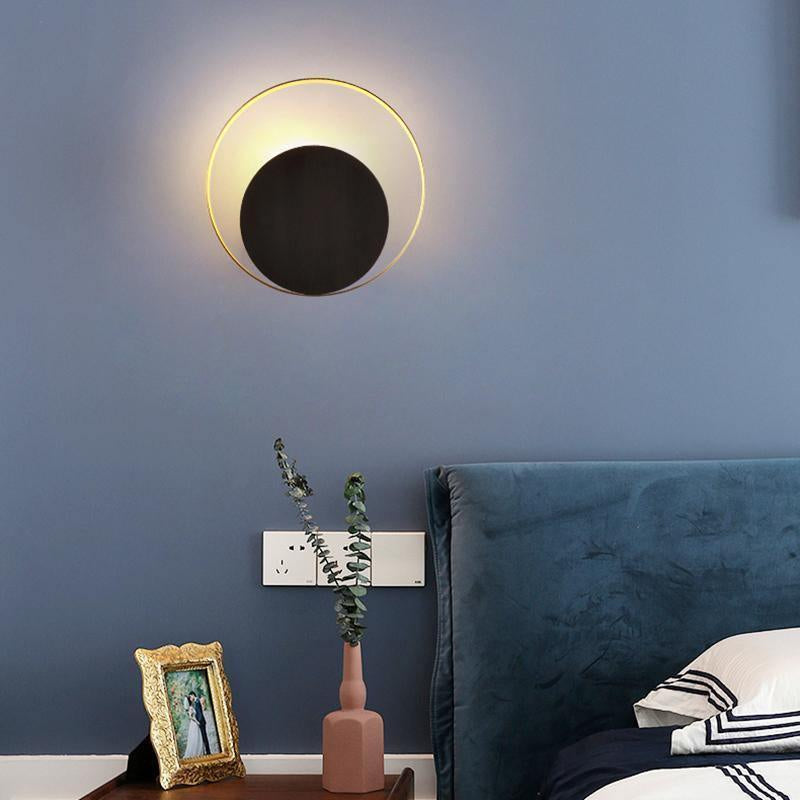 Eclipse Retro Kreis Wandlampe