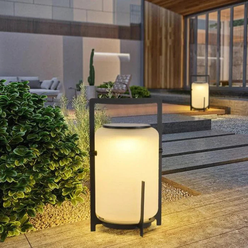 Sustainable Solar-Powered Outdoor Table Lamp