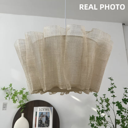 Nordic Creamy Fabric Shade Ainara Pendant Light