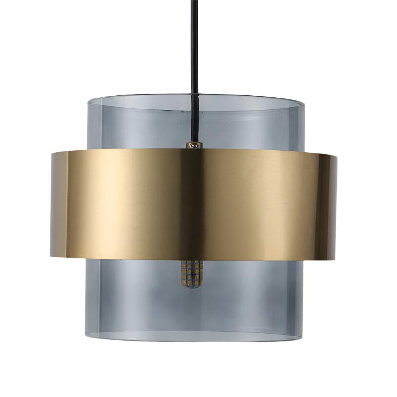 Scandinavian Round Ring Glass Pendant Light