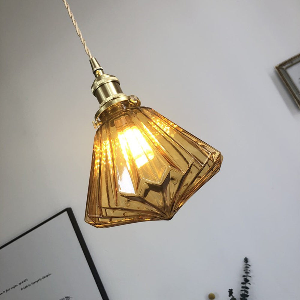 Modern Diamond Glass Pendant Lights