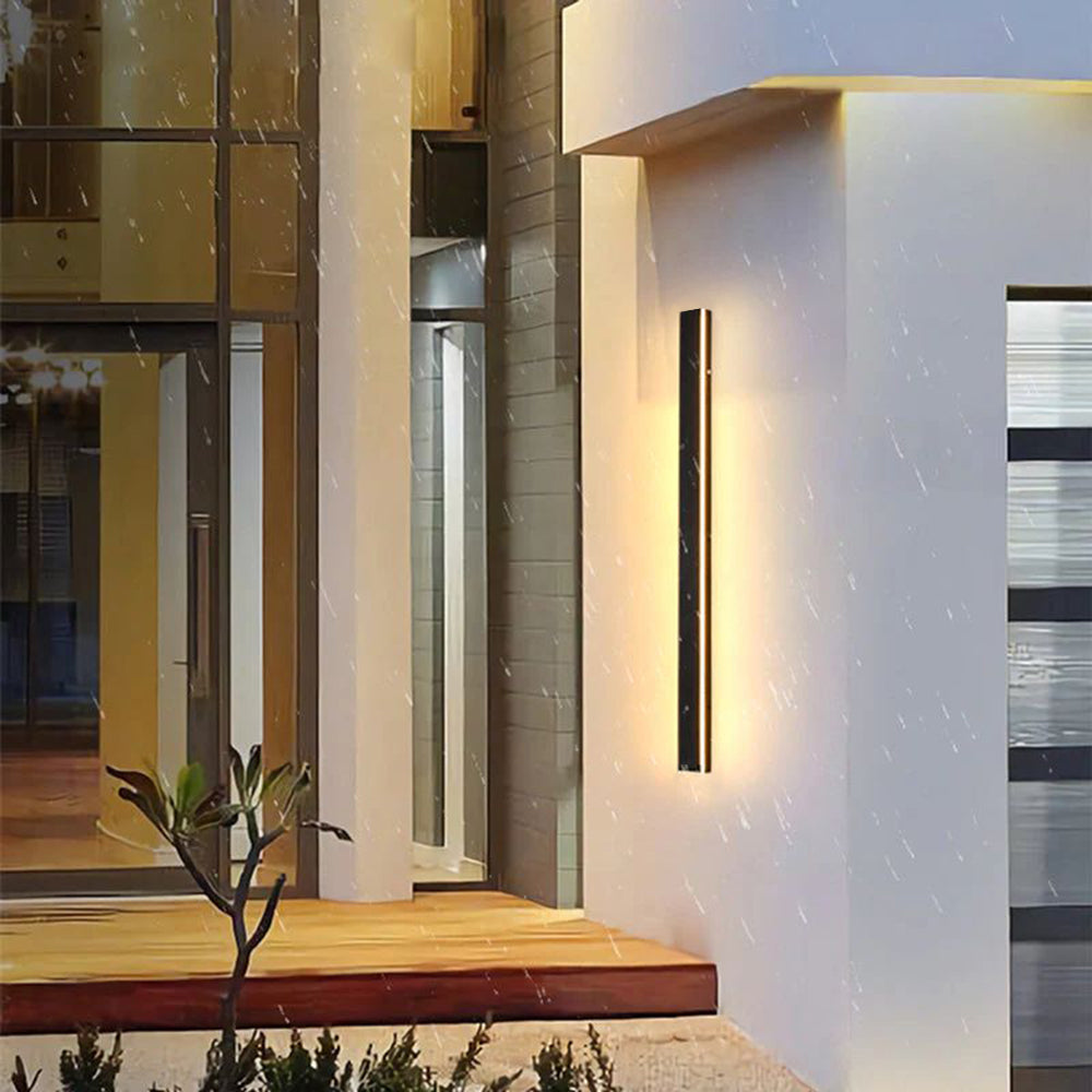 Edge Ripple Minimalist Linear Outdoor Light