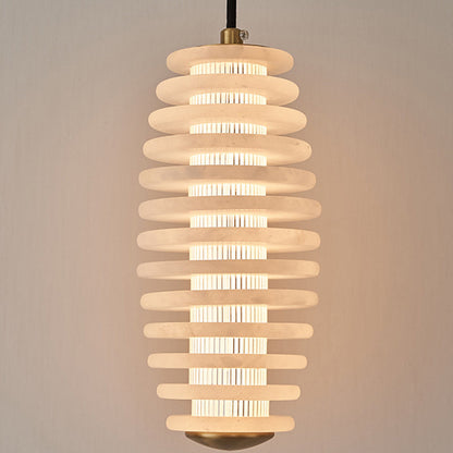 Lustre LED en acrylique creux rond scandinave