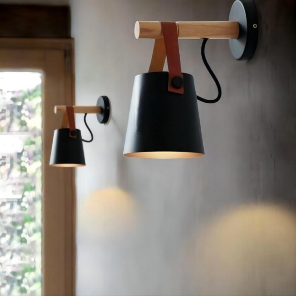 Lampada da Parete Scandinava Pura – Legno Elegante