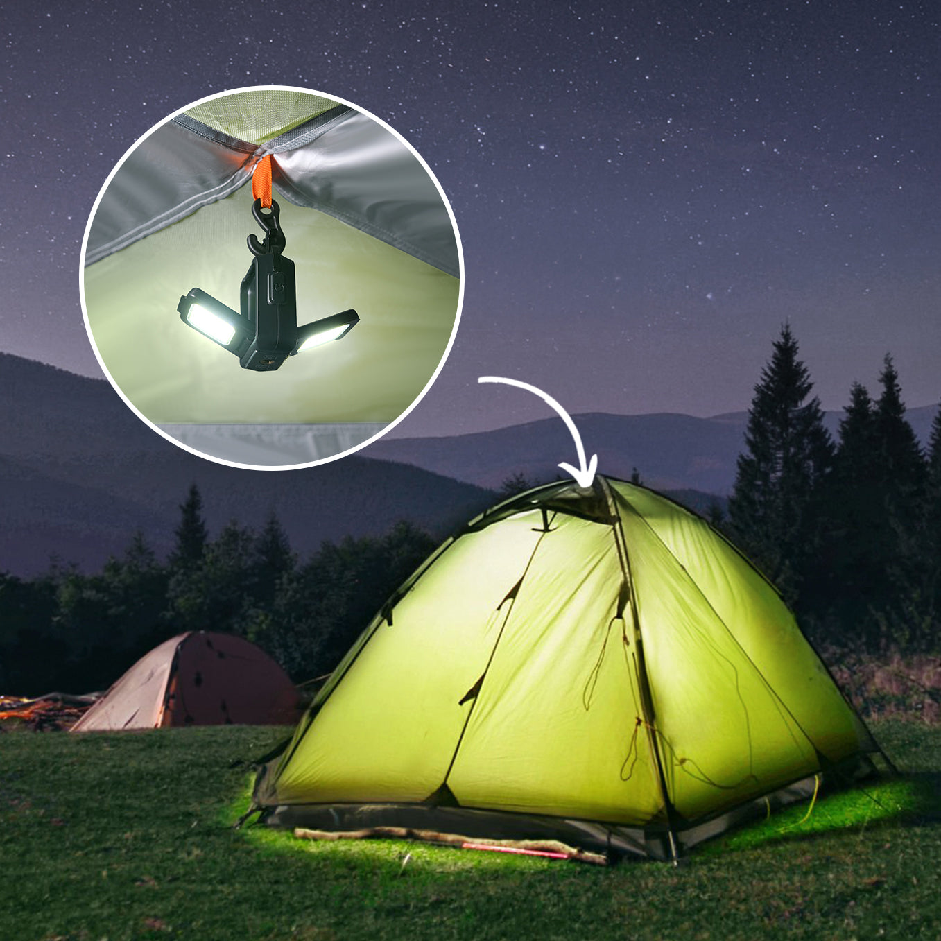 Flutlicht Taschen Campinglampe