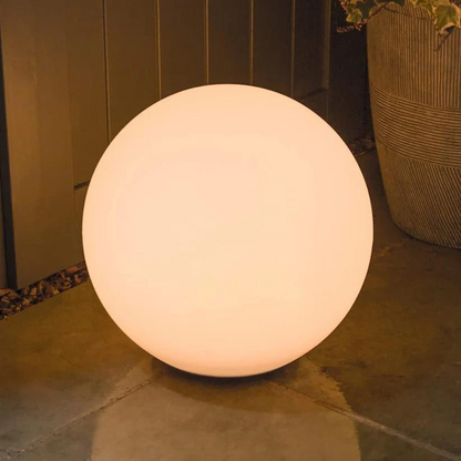 Alabaster Sphere Garden Lights