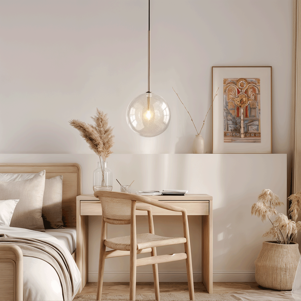 Scandinavische Glazen Bal Hanglamp