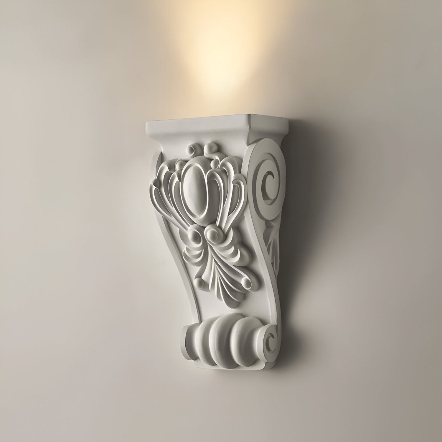 Leonardo Sculptural Plaster Retro Minimalist Wall Lamp