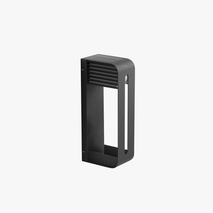 Orr Moderno Rectangular Metal Acrílico Solar Macetero Soporte IP65 Impermeable Lámpara de Pared Exterior