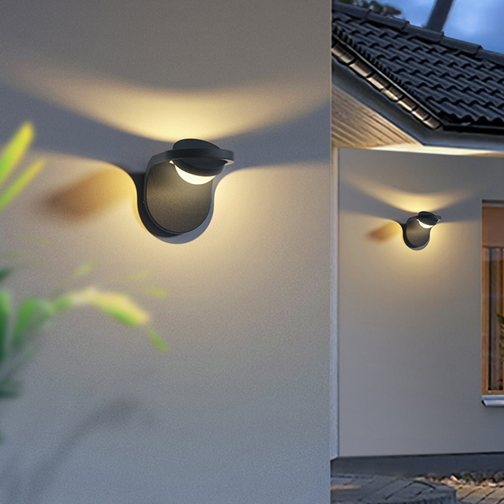 Moderne Bogen Solarbetriebene Wasserdichte Verstellbare IP65 Wasserdichte Außenlampe