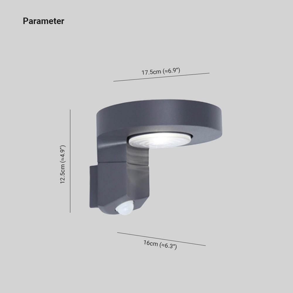 Metall Acryl Sensor Wasserdicht Solar IP65 Wasserdichte Außenlampe