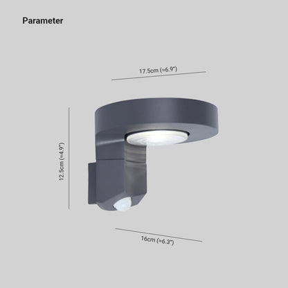 Metal Acrylic Sensor Waterproof Solar IP65 Waterproof Outdoor Lamp