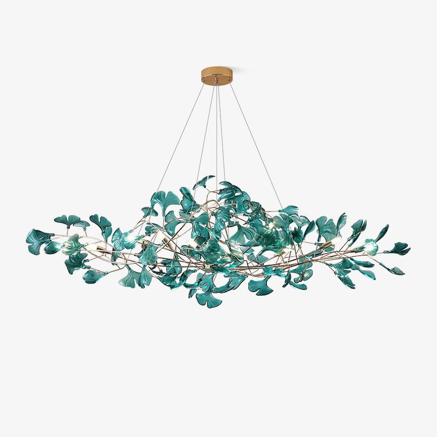 Acrylic Ginkgo Leaf Chandelier