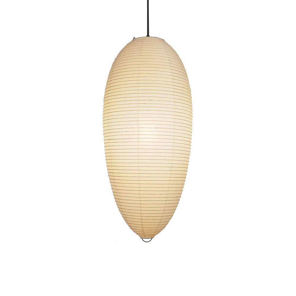 Luminous Serenity Japandi Paper Pendant Light