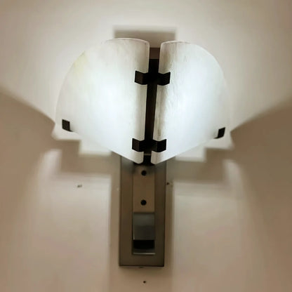 Dione Alabaster Metal Modern Wall Light