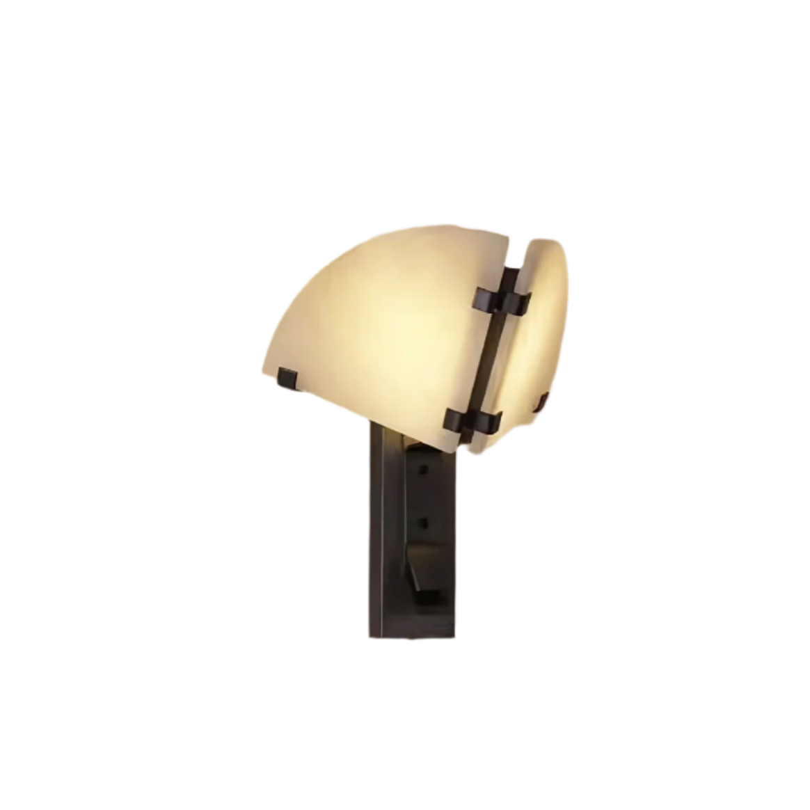 Dione Alabaster Metal Modern Wall Light