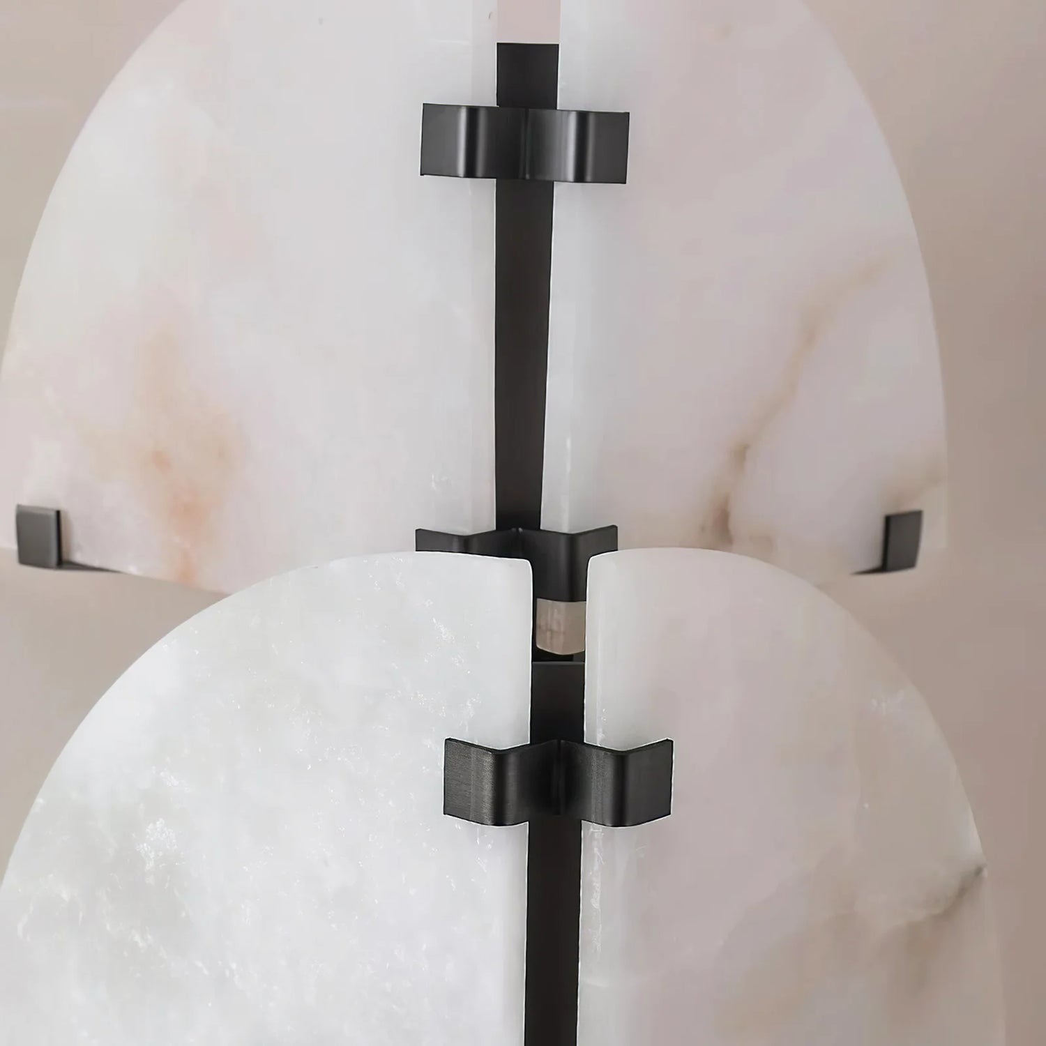 Dione Alabaster Metal Modern Wall Light