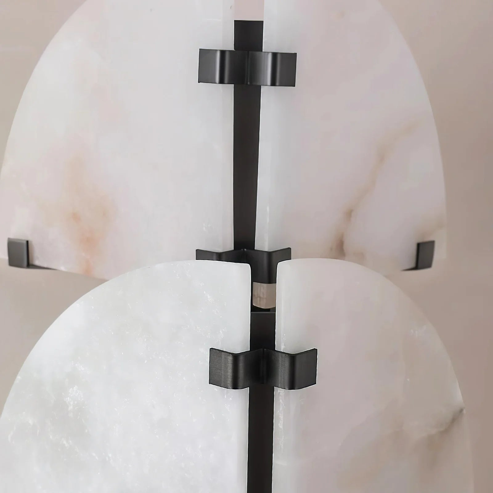 Dione Alabaster Metal Modern Wall Light