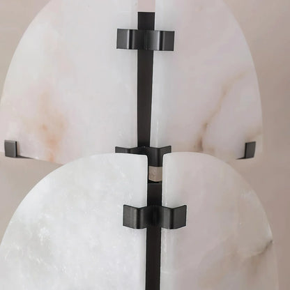 Dione Alabaster Metal Modern Wall Light