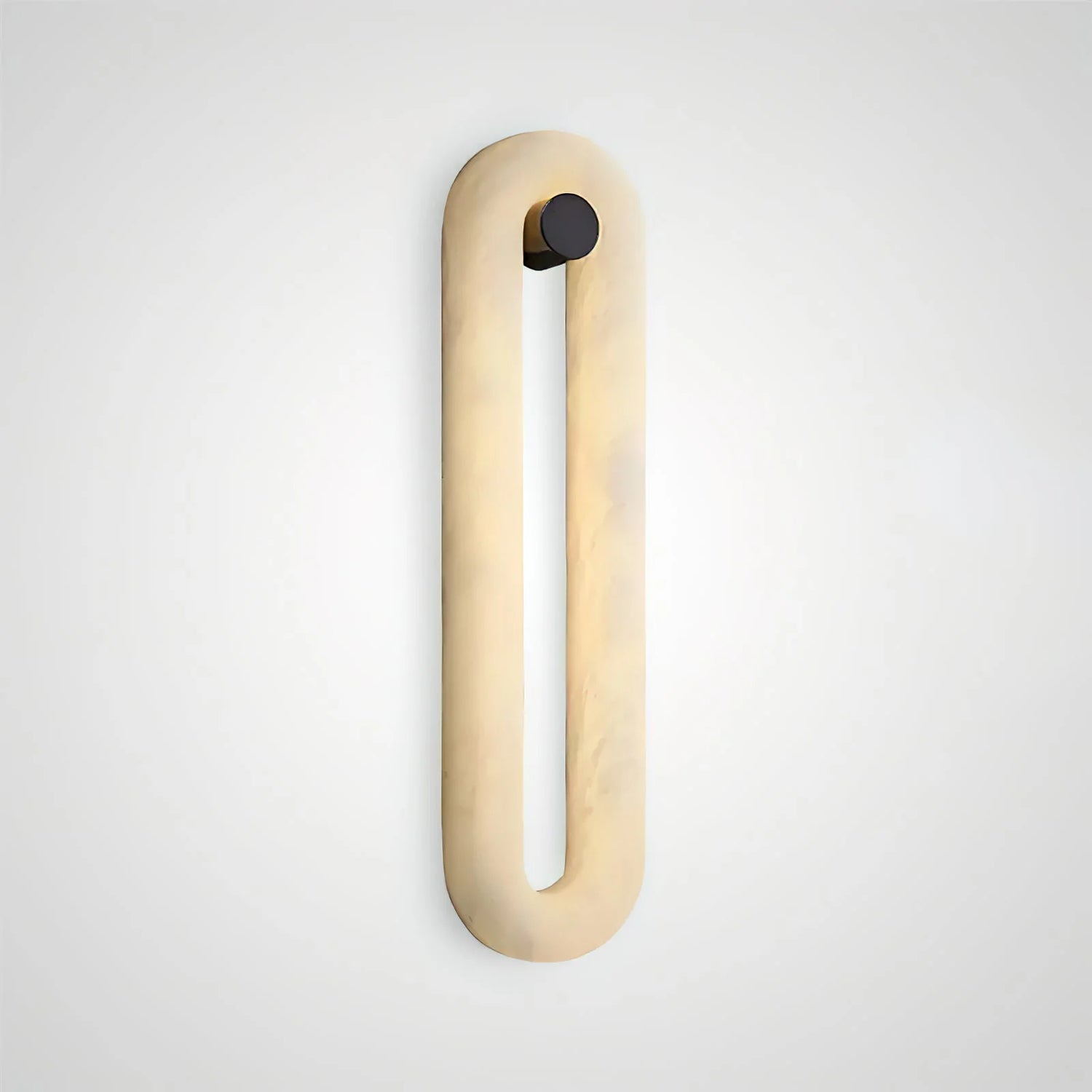 Elliptica Glow Alabaster Minimalist Wall Light