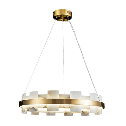 Elba Horizon Alabaster Luxury Chandelier