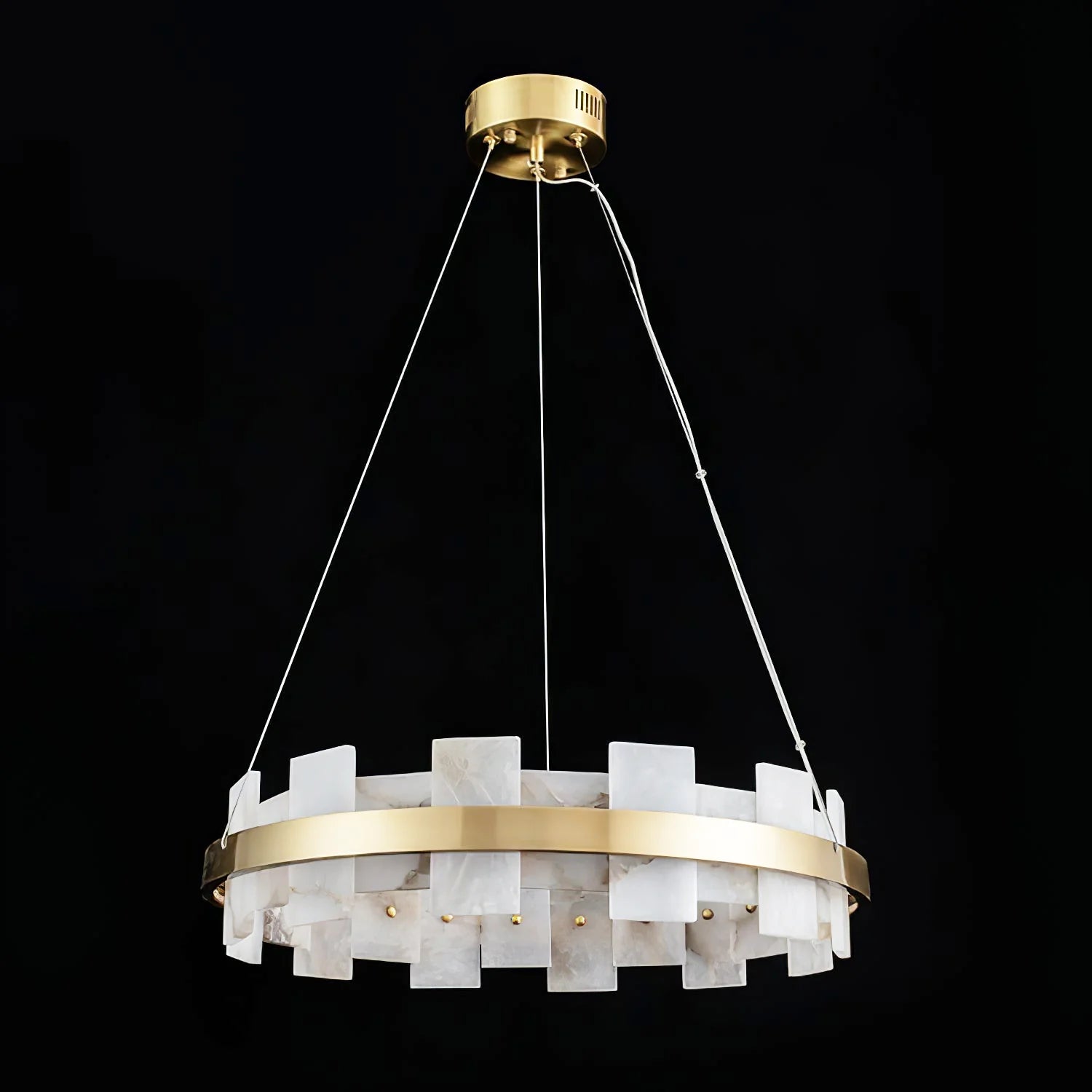 Elba Horizon Alabaster Luxury Chandelier