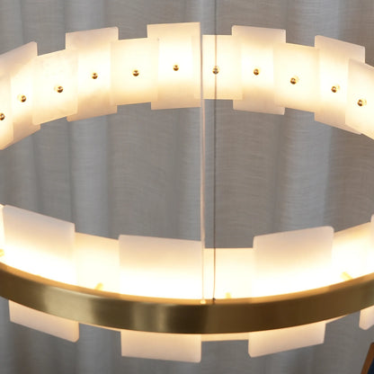Elba Horizon Alabaster Luxury Chandelier