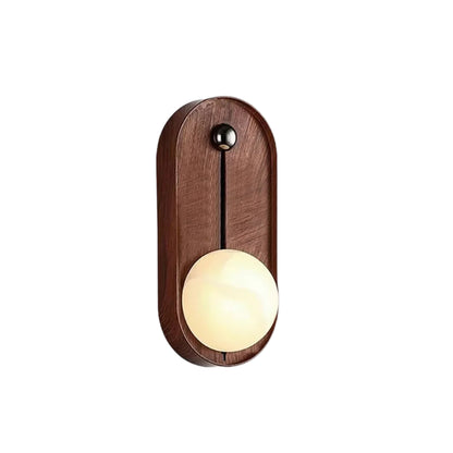 Odis Sphere Alabaster Wall Lamp