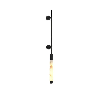 Verita Column Alabaster Minimalist Vertical Wall Lamp