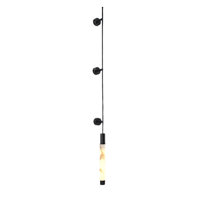 Verita Column Alabaster Minimalist Vertical Wall Lamp