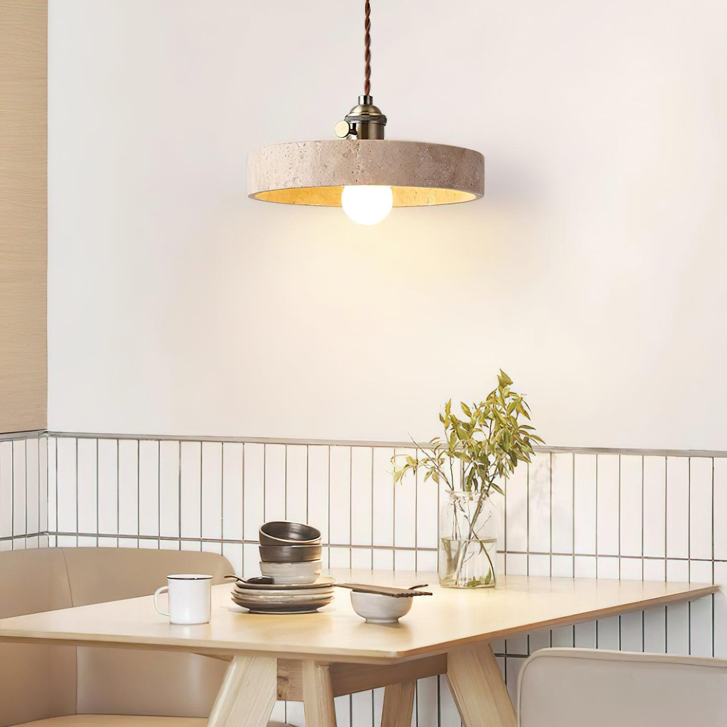 Alagusmo Travertine Pendant Lamp