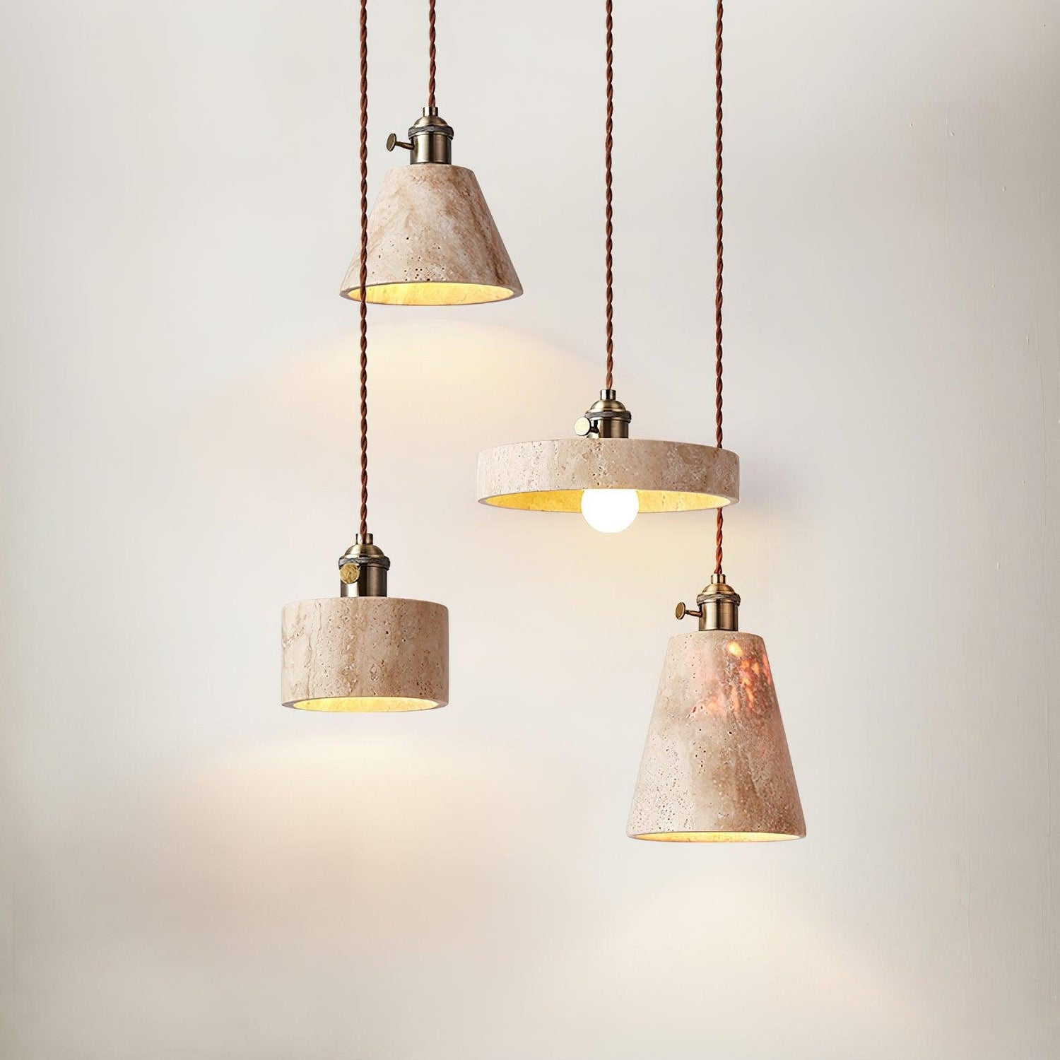 Alagusmo Travertine Pendant Lamp