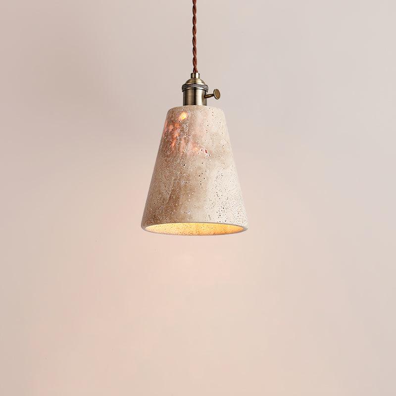 Alagusmo Natural Travertine Pendant Lamp