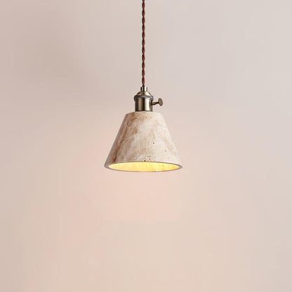 Alagusmo Natural Travertine Pendant Lamp