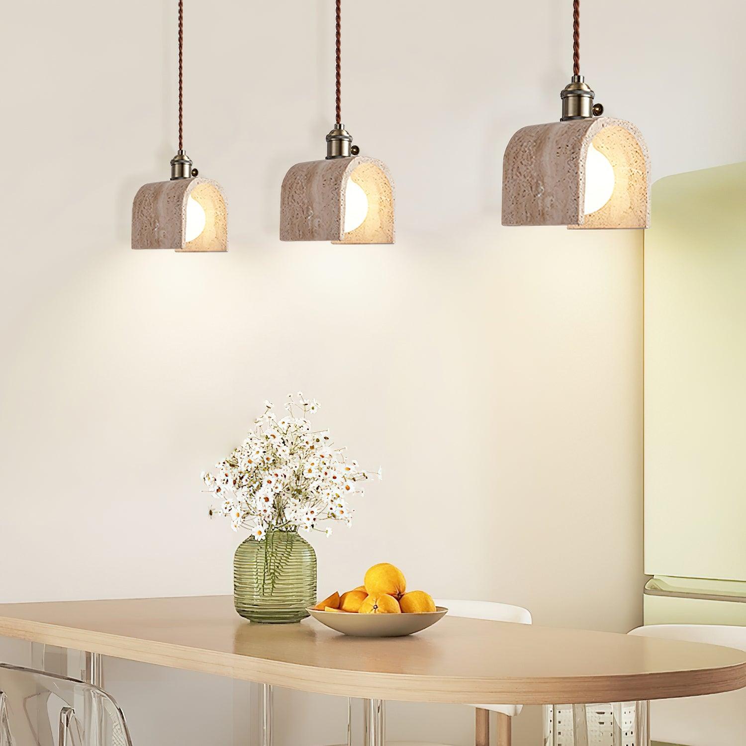 Alagusmo Travertine Pendant Lamp