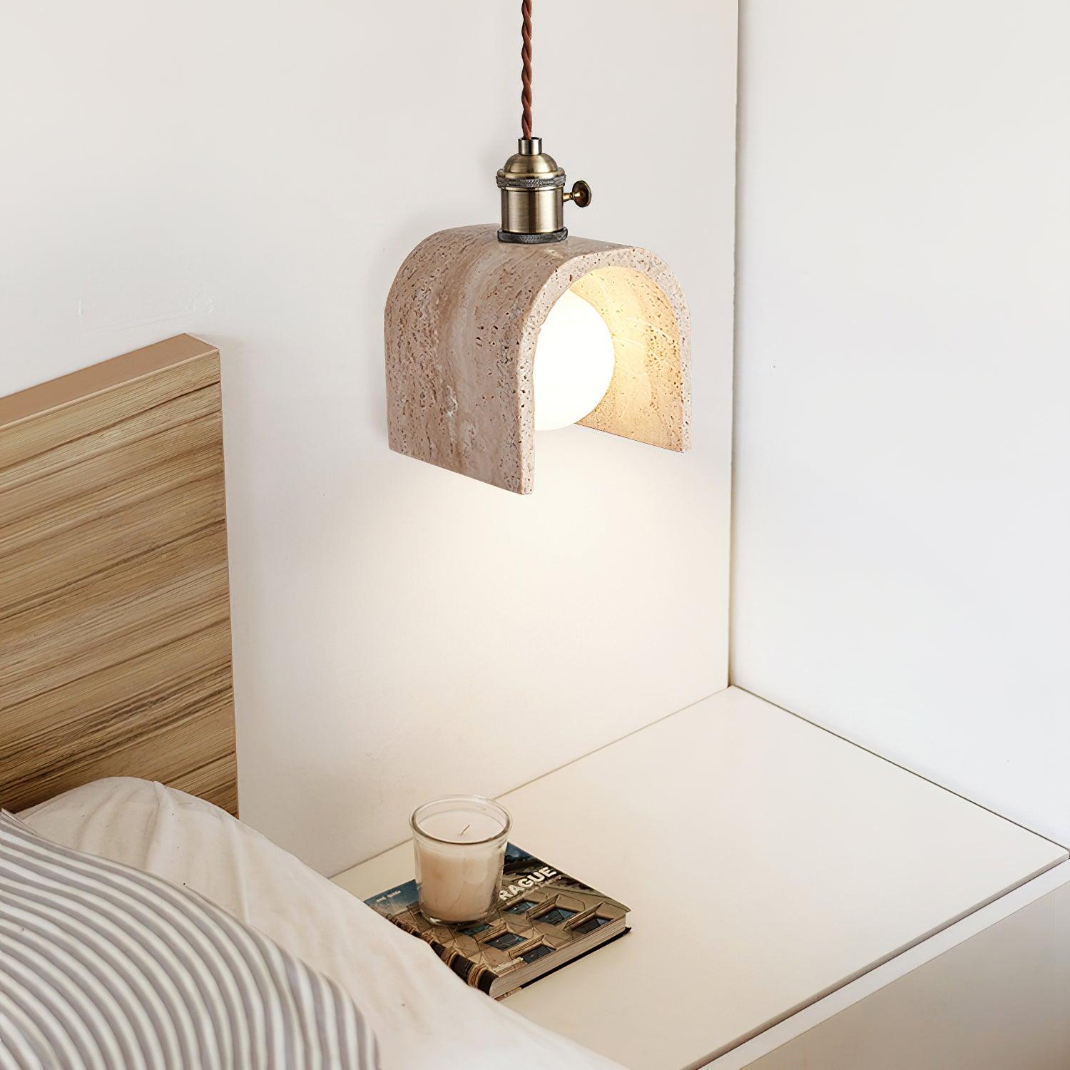 Alagusmo Travertine Pendant Lamp