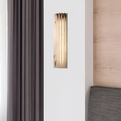 Alvia Alabaster LED Wall Light