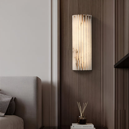 Alvia Alabaster LED Wall Light