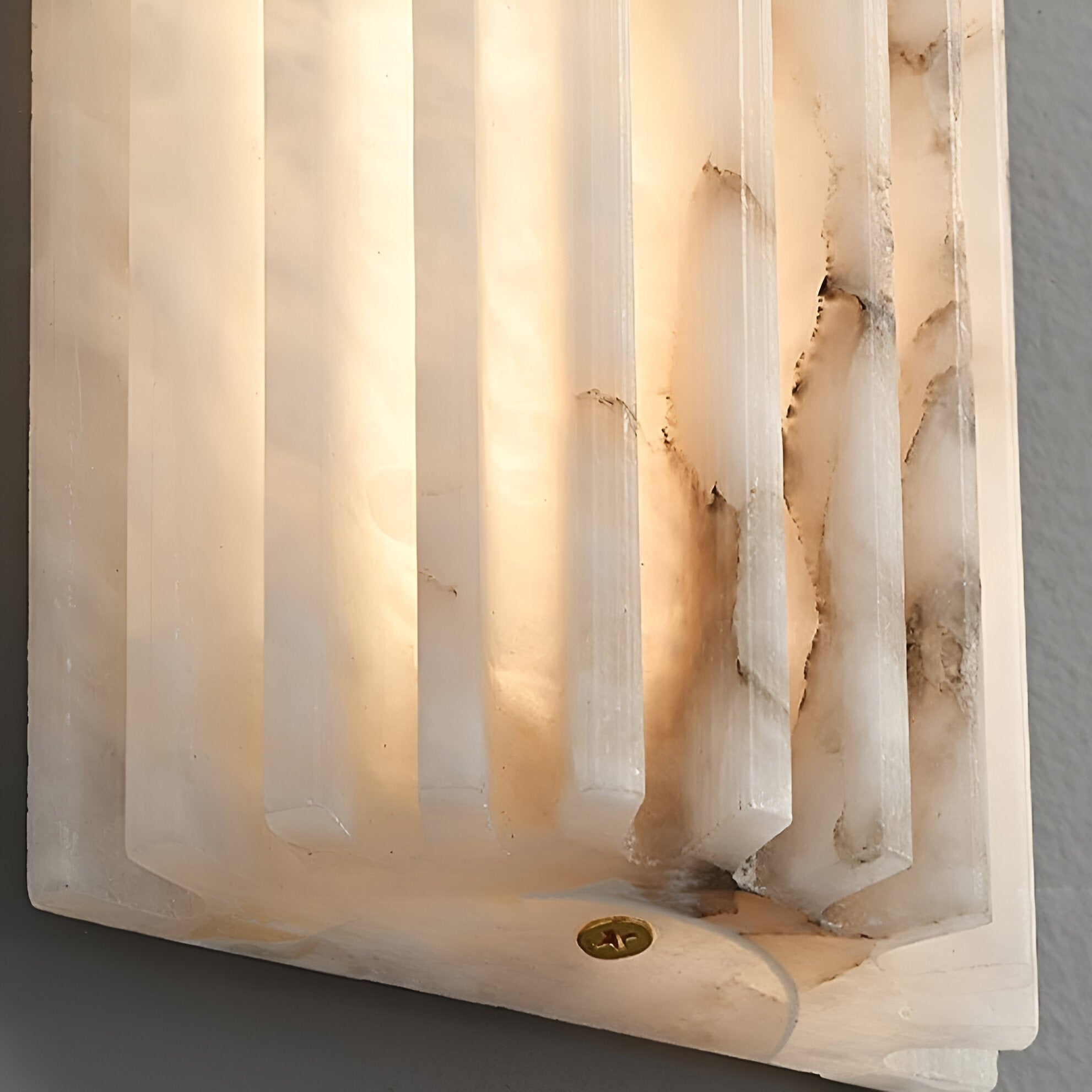 Alvia Alabaster LED Wall Light
