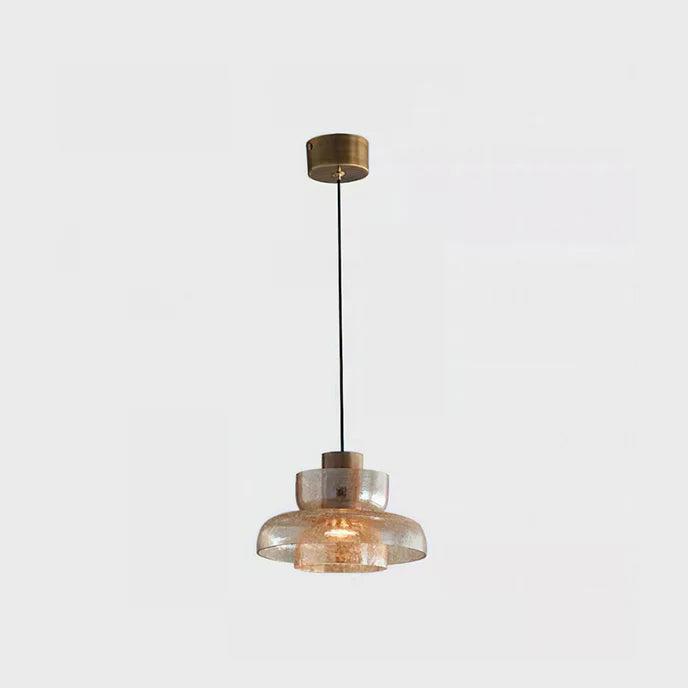 Retro Cracked Glass Pendant Lamp