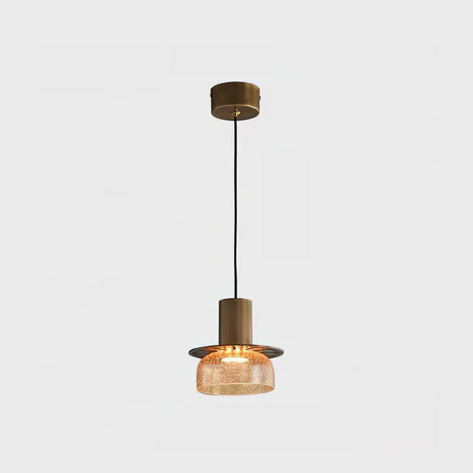 Retro Cracked Glass Pendant Lamp