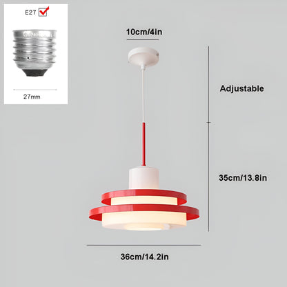 American Retro Metal Bauhaus Pendant Light