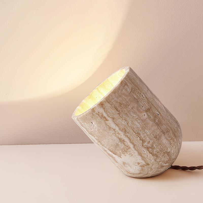 Amidori Travertine Table Lamp