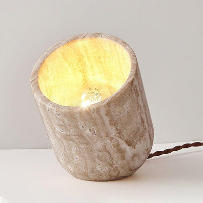 Amidori Travertine Table Lamp