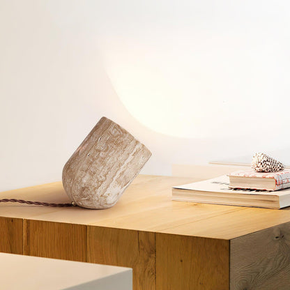 Amidori Travertine Table Lamp