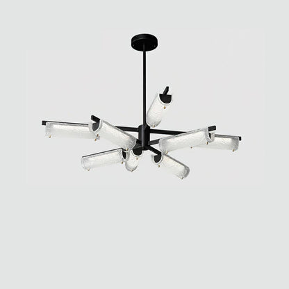 Amoslo Black Brass Chandelier