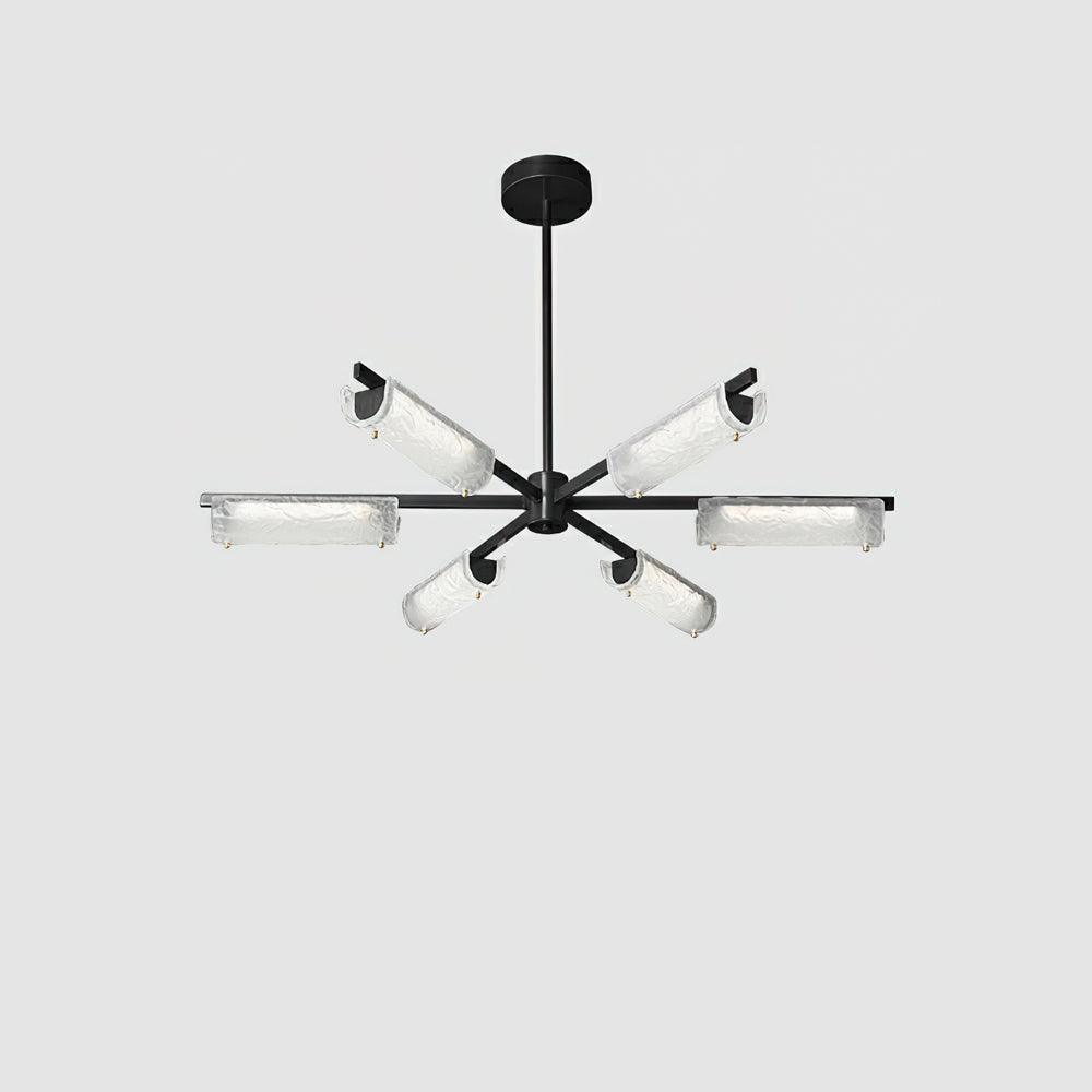 Amoslo Black Brass Chandelier